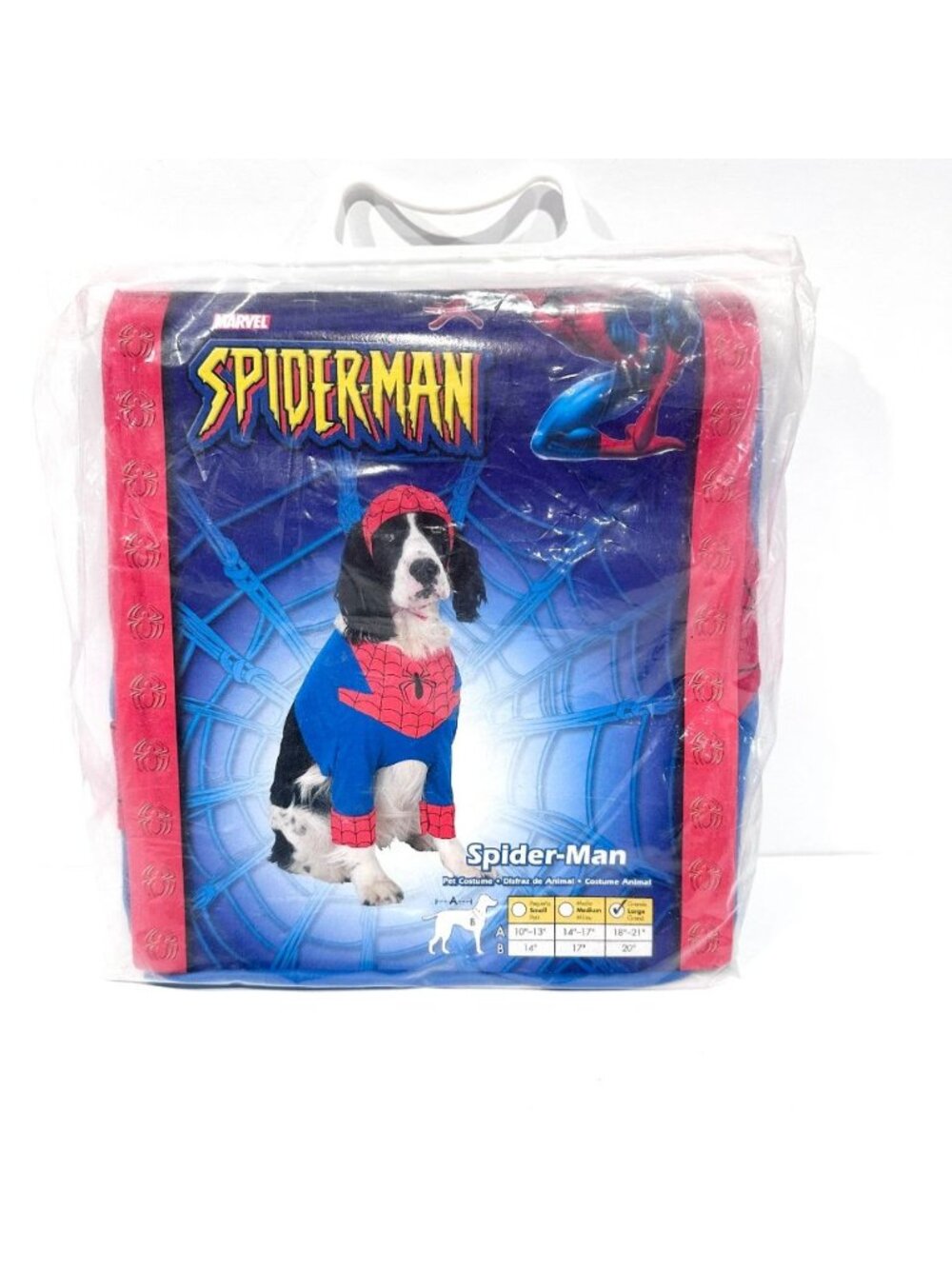 NIP Disguise Marvel Spider-Man 2pc Dog Costume